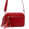 Kožená crossbody kabelka Luka 20-030 GL červená