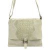 Kožená crossbody kabelka Luka 26-076 béžová