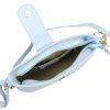 kožená crossbody kabelka Luka 26-102 DL světle modrá