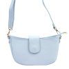 kožená crossbody kabelka Luka 26-102 DL světle modrá
