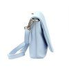 Kožená crossbody kabelka Luka 26-117 Bz světle modrá