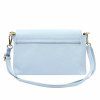 Kožená crossbody kabelka Luka 26-117 Bz světle modrá