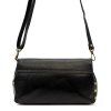 Kožená crossbody kabelka Luka 26–121 černá