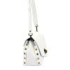 Kožená crossbody kabelka Luka 26–121 bílá