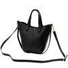 Kožená shopper bag kabelka Luka 26–124 černá