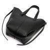 Kožená shopper bag kabelka Luka 26–124 černá