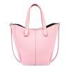 Kožená shopper bag kabelka Luka 26–124 růžová