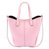 Kožená shopper bag kabelka Luka 26–124 růžová