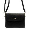 Kožená crossbody kabelka Luka 26-116 černá
