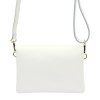 Kožená crossbody kabelka Luka 26-116 bílá