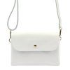 Kožená crossbody kabelka Luka 26-116 bílá