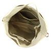 Kožená shopper bag kabelka Luka 26–107 krémová