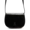 Kožená crossbody kabelka Florencie 5514 černá