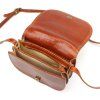 Kožená crossbody kabelka Florencie 5514 camel