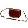 Kožená crossbody kabelka Florencie 5514 hnědá