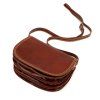 Kožená crossbody kabelka Florencie 5514 hnědá