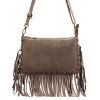 Kožená crossbody kabelka 25-085 mokka