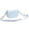 Kožená crossbody kabelka Luka 25-053 DL světle modrá