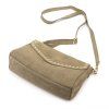 Kožená crossbody kabelka Luka 26-057 béžová