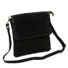 Kožená crossbody kabelka Luka 24-090 černá