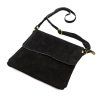 Kožená crossbody kabelka Luka 24-090 černá