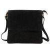 Kožená crossbody kabelka Luka 24-090 černá