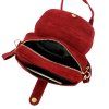 Kožená crossbody kabelka Luka 24-099 vínová