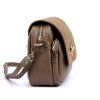 Kožená crossbody kabelka 19-68-05 Bz béžová