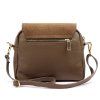 Kožená crossbody kabelka 19-68-05 Bz béžová