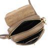 Kožená crossbody kabelka 19-68-05 Bz béžová