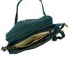 Kožená crossbody kabelka Luka 24-090 zelená