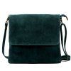 Kožená crossbody kabelka Luka 24-090 zelená