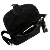 Kožená crossbody kabelka 24-071 L černá