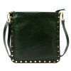 Kožená crossbody kabelka 26-003 DL zelená