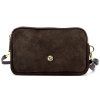 Kožená crossbody kabelka Gregorio 1749 černá