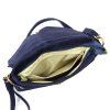 Kožená crossbody kabelka Luka 24-090 modrá
