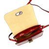 Kožená crossbody kabelka Florence 67 červená
