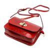 Kožená crossbody kabelka Florence 67 červená