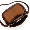 Kožená crossbody kabelka Florence 2005 tmavě hnědá