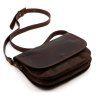 Kožená crossbody kabelka Florence 2005 tmavě hnědá
