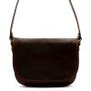 Kožená crossbody kabelka Florence 2005 tmavě hnědá