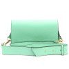 Kožená crossbody kabelka Luka 24-076 M mátová