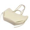 Kožená shopper bag kabelka 25-025 D DL béžová