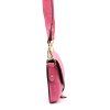 Kožená crossbody kabelka 24-071 M růžová