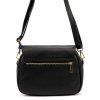 Kožená crossbody kabelka Luka 24-099 DL černá