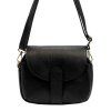 Kožená crossbody kabelka Luka 24-099 DL černá
