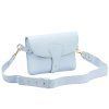 Kožená crossbody kabelka Luka 24-076 L světle modrá