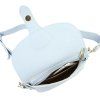 Kožená crossbody kabelka Luka 24-076 L světle modrá