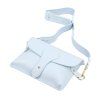 Kožená crossbody kabelka Luka 24-076 L světle modrá