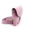 Kožená crossbody kabelka Luka 24-076 L šedá
